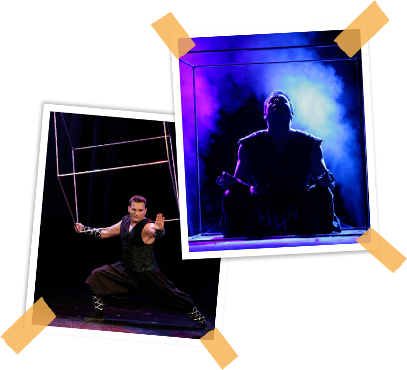 Andrew Scordilis mit dem Cube